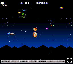 Gokujou Parodius (Japan) In game screenshot